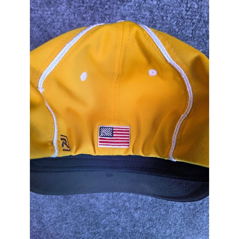 Richardson PTS20 Baseball Cap Mens XS-SM Yellow Blue Embroidered S Ace Flag Hat